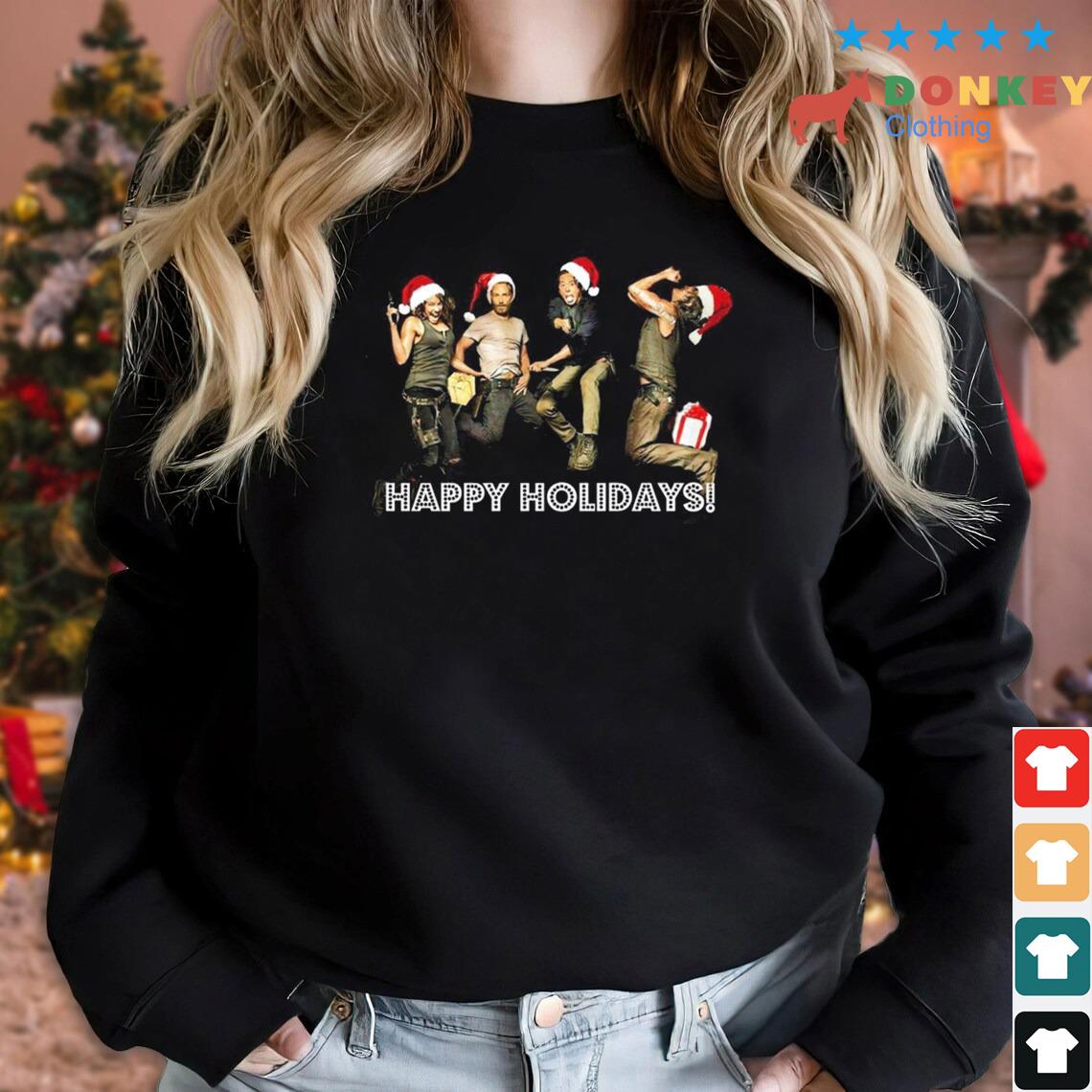 Happy Holidays From The Walking Dead Cast Christmas Sweater