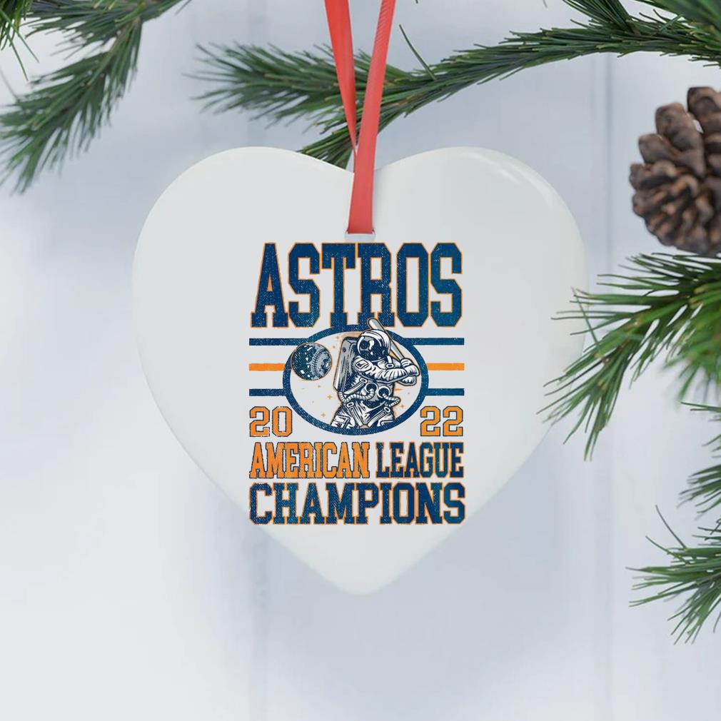 Houston Astros American League Champions 2022 Space Vintage Ornament