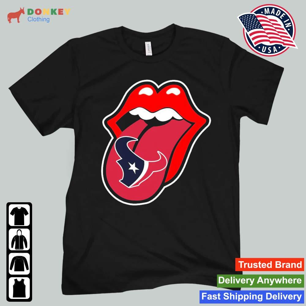 Houston Texans The Rolling Stones Logo Shirt