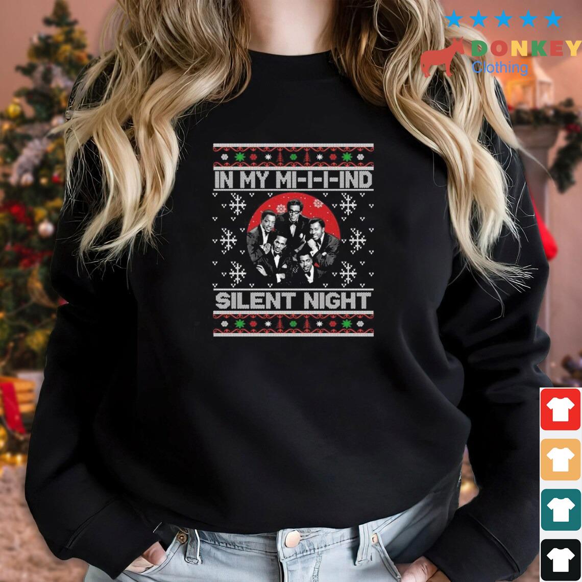 In My Mind Silent Night Ugly Christmas Sweater