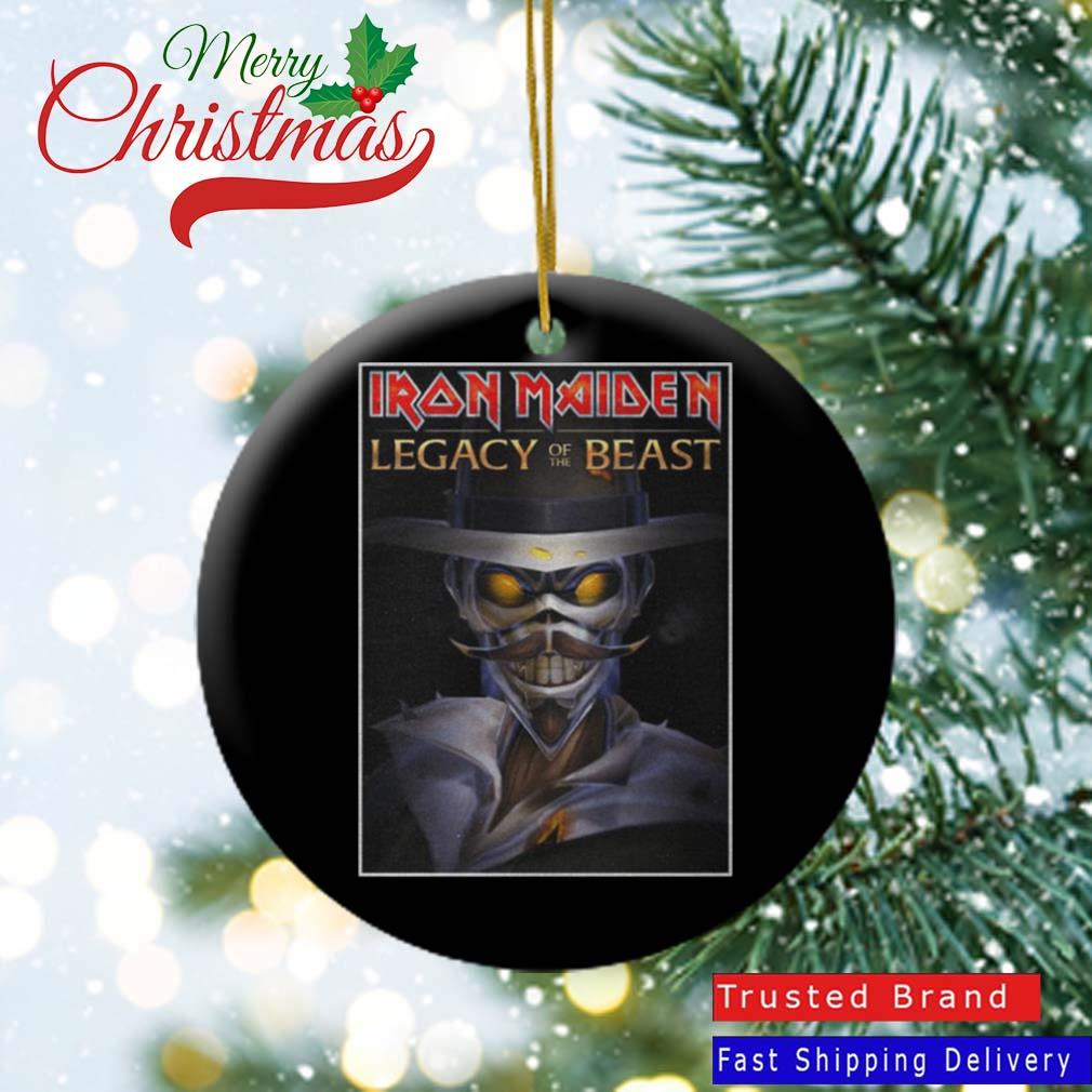 Iron Maiden Cowboys Legacy Of The Beast 2022 Ornament