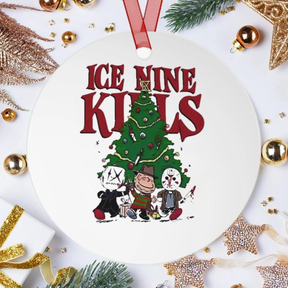 Jason Voorhees And Charlie Brown Ice Nine Kills Christmas Ornament