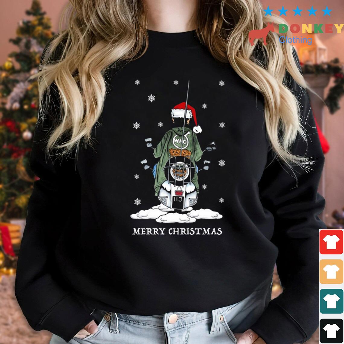 Jimmy Scooter Merry Christmas Jumper Sweater