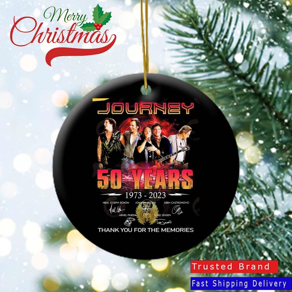 Journey 50 Years 1973- 2023 Thank You For The Memories Ornament
