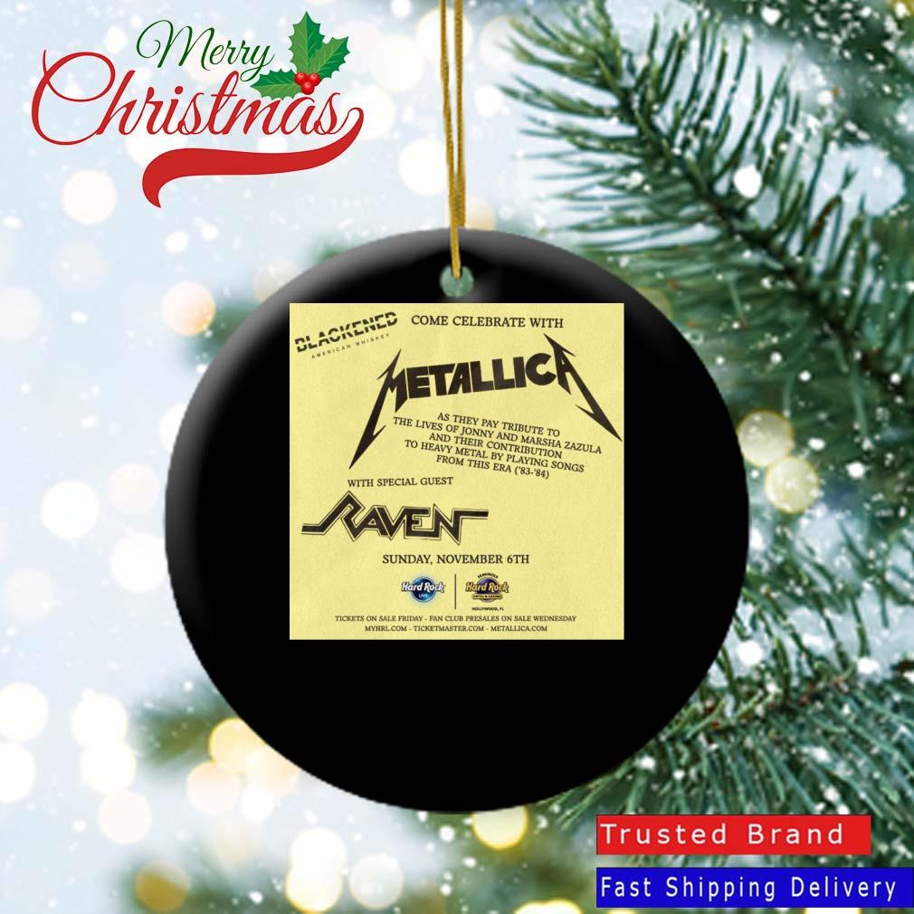 Metallica Stream 1983 Rarity Performance From Megaforce Tribute Concert Ornament