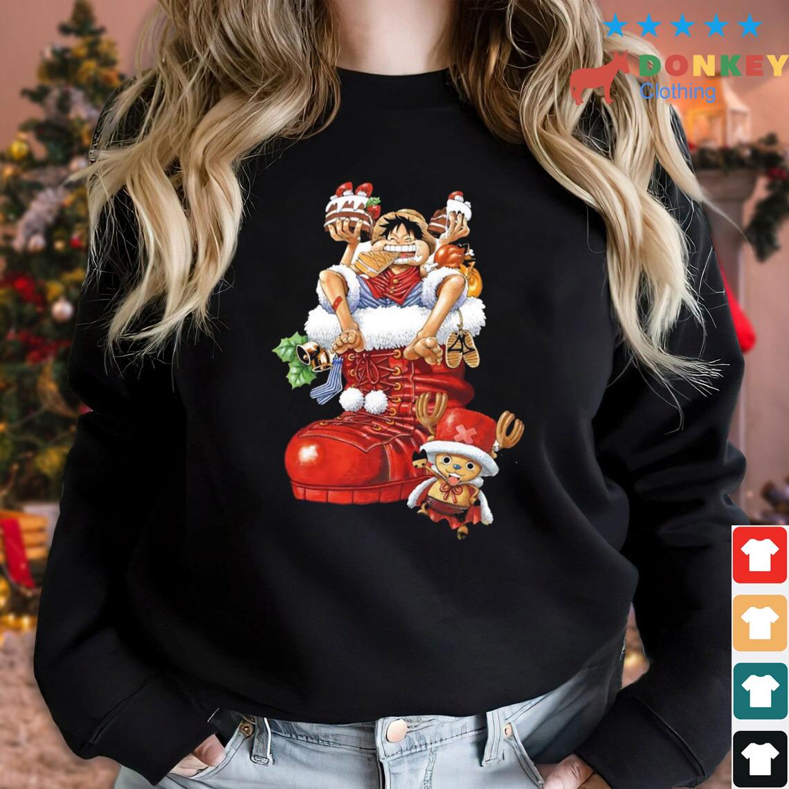 Mugiwara Christmas One Piece Anime Sweater