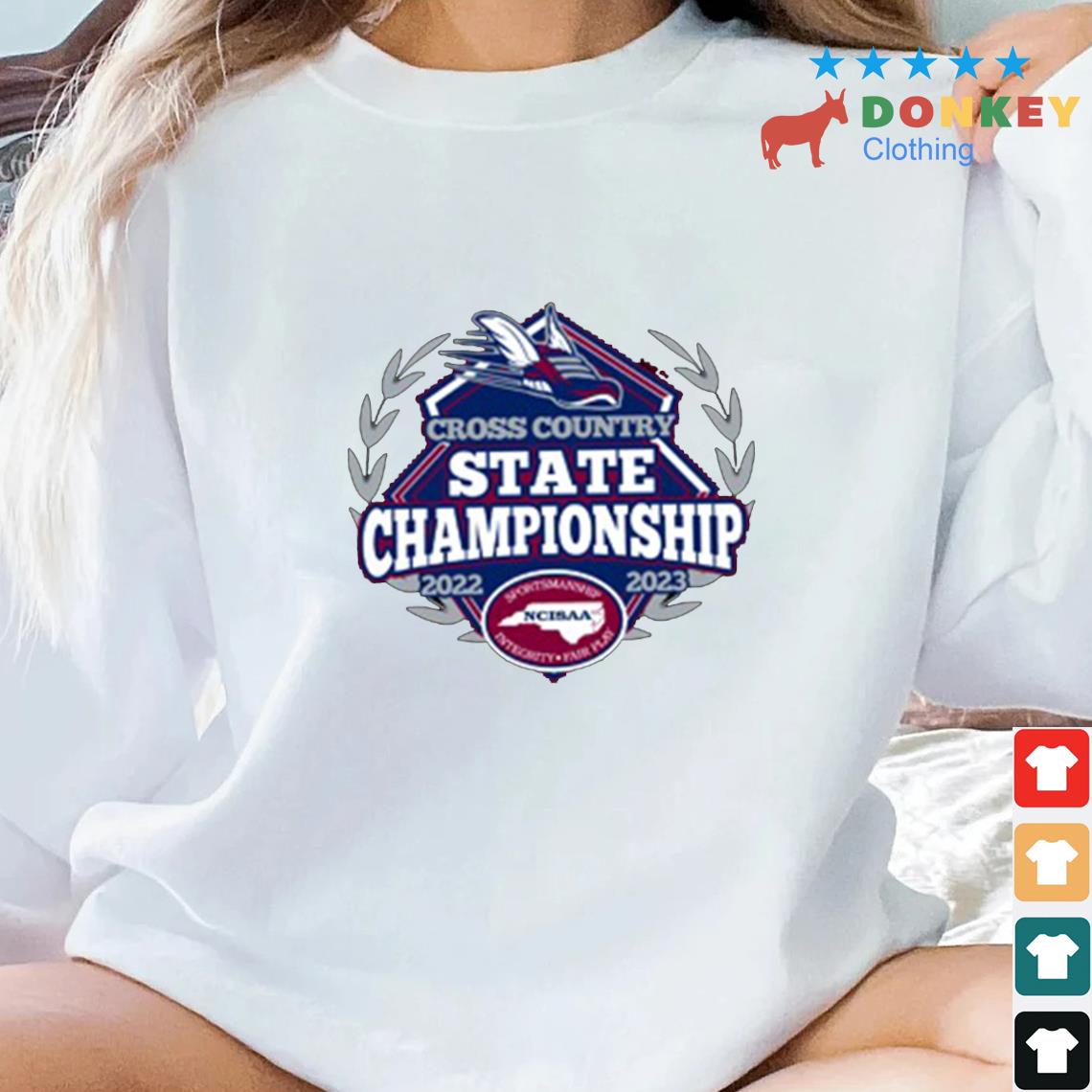 NCISAA Cross Country State Championshop 2022 2023 Shirt