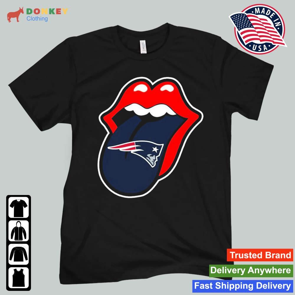 New England Patriots The Rolling Stones Logo Shirt