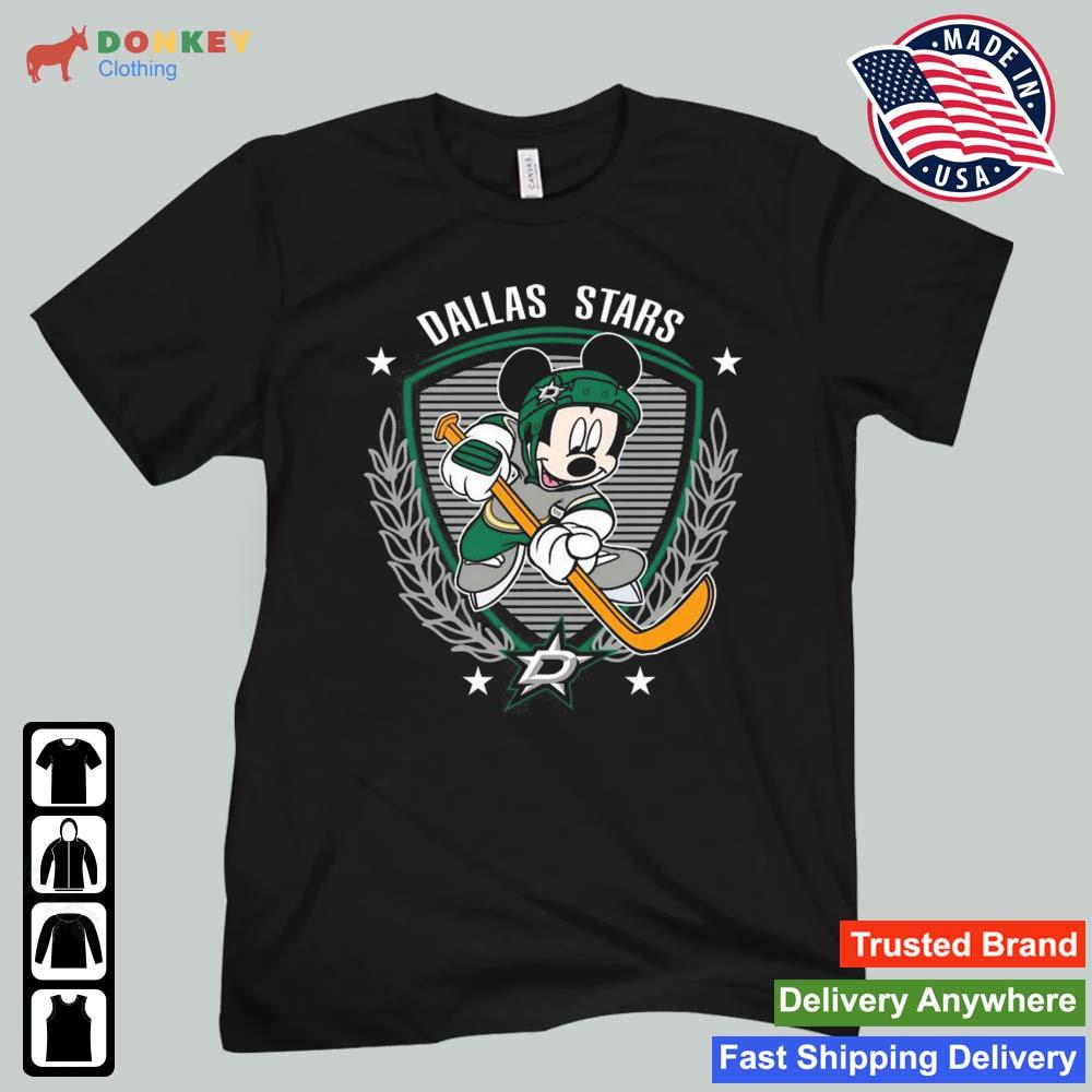 NHL Dallas Stars Hockey Mickey Mouse Disney Shirt