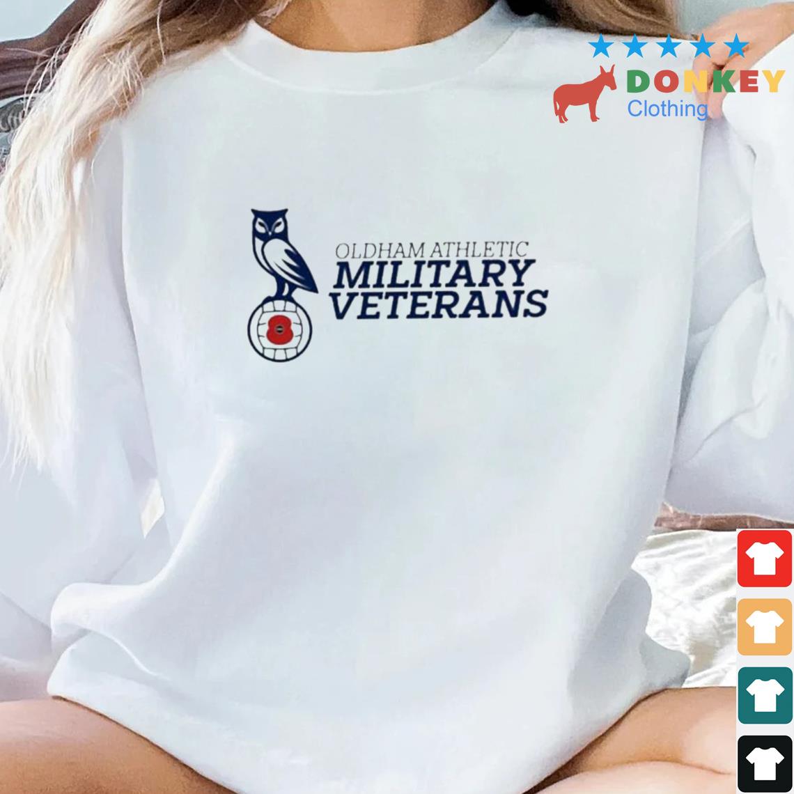 Oldham Athletic A.F.C. Oldham Athletic Military Veterans Shirt
