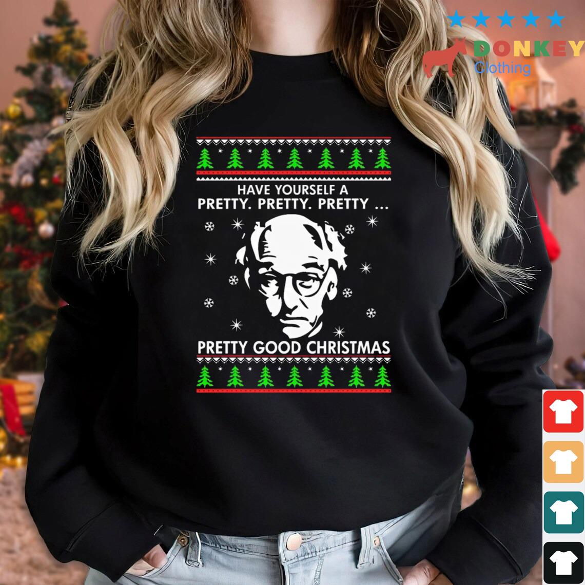 Pretty Good Christmas Larry David Ugly Christmas Sweater