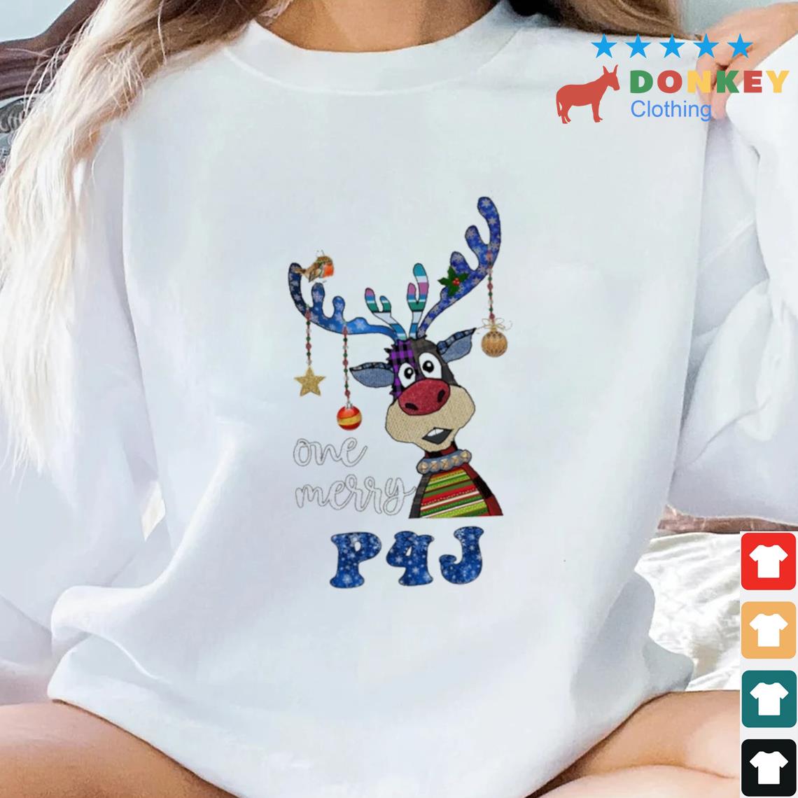 Reindeer One Merry School P4J Christmas Sweater