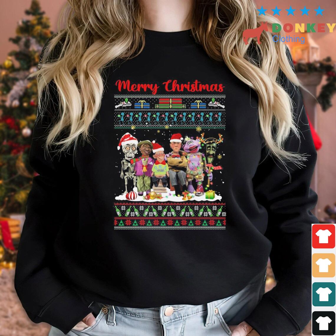 Santa Jeff Dunham Character Ugly Christmas Sweater