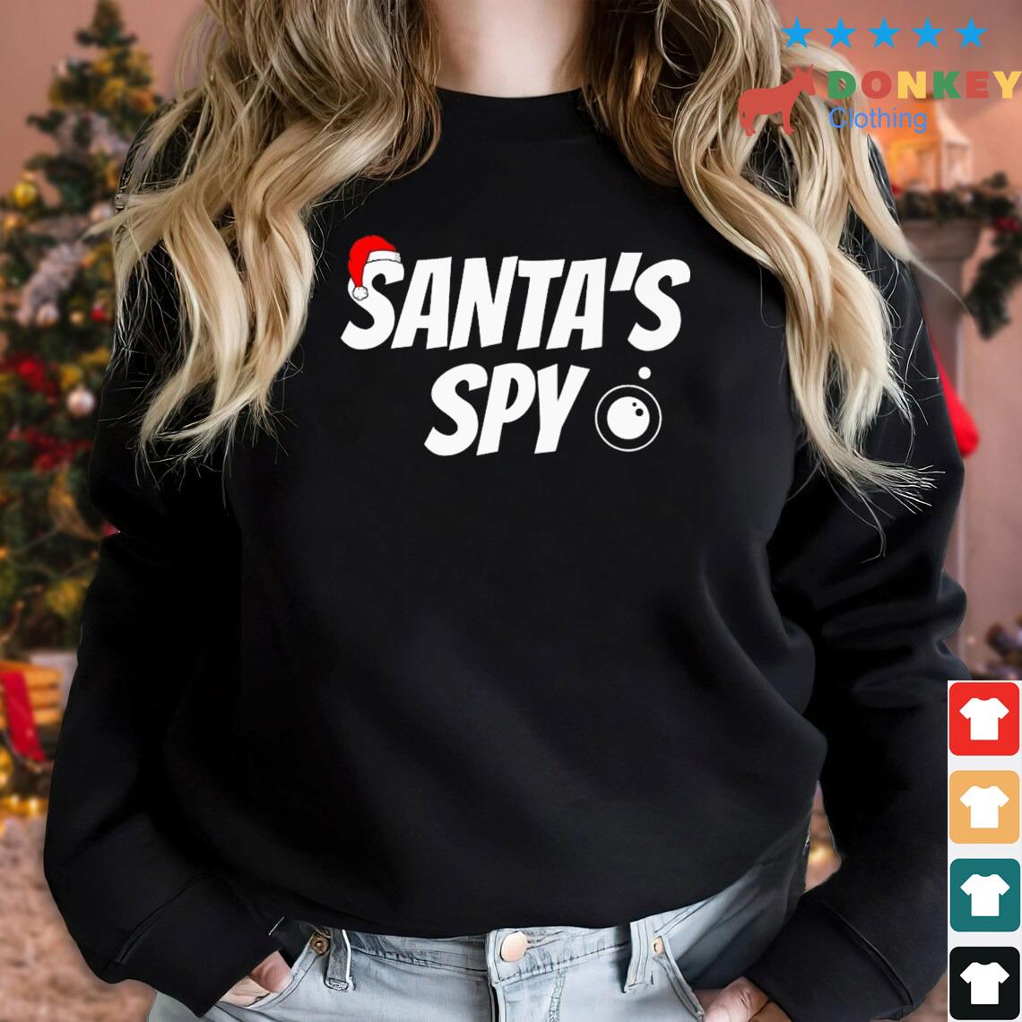 Santa's Spy Christmas Sweater