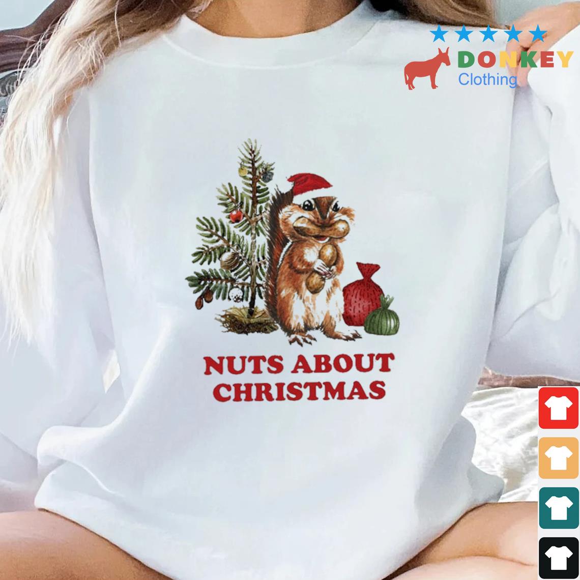 Squirrel Nuts About Christmas Sweater