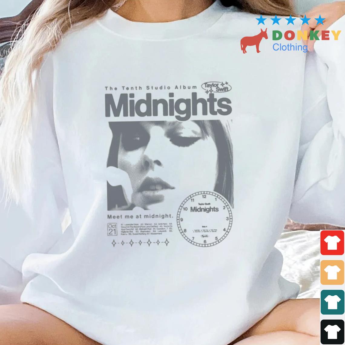 Taylor Meet Me At Midnight Album Midnight Shirt