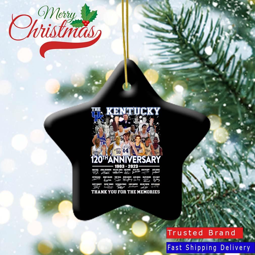 The Kentucky Wildcats 120th Anniversary 1903 – 2023 Thank You For The Memories Signatures Ornament