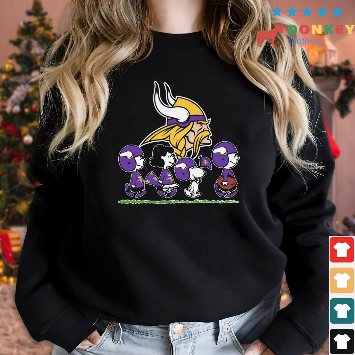 The Peanuts Character Snoopy And Friend Minnesota Vikings shirt