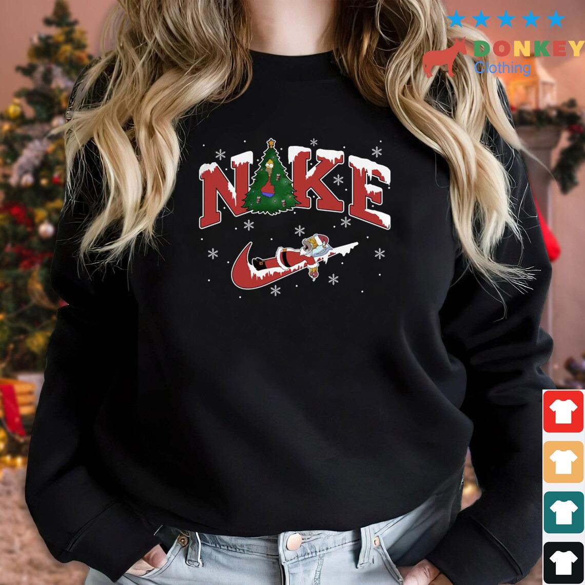 The Santa Simpsons Christmas Nike Sweater