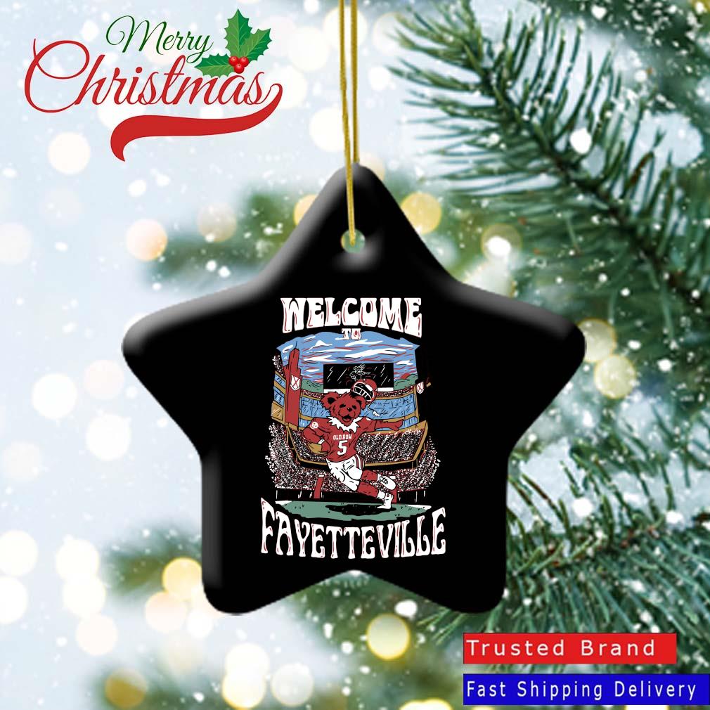 Welcome To Fayetteville Football Grateful Dead Ornament
