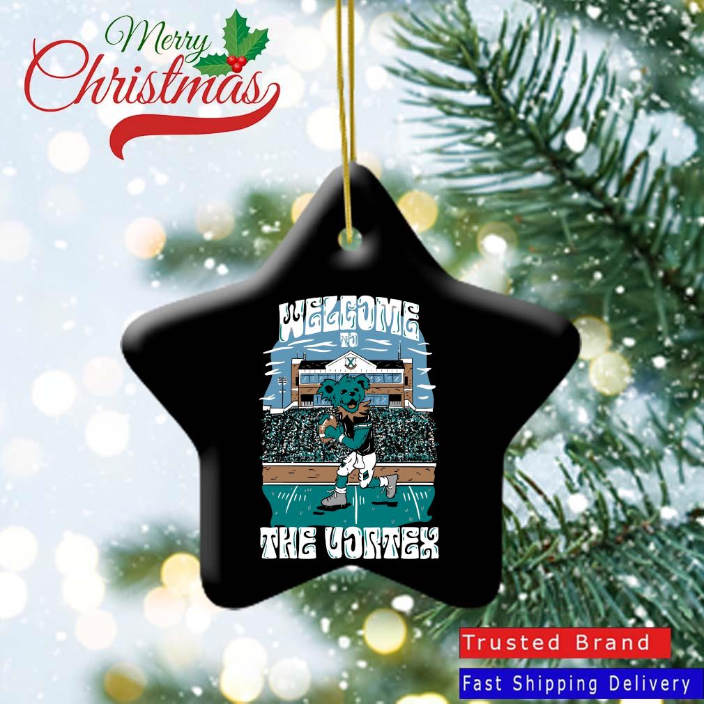 Welcome To The Vortex Football Grateful Dead Ornament