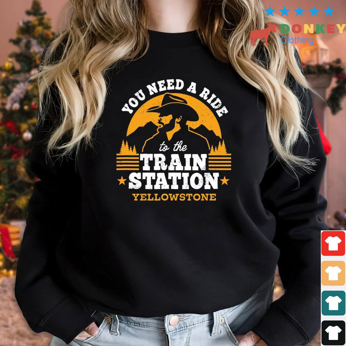 You Need A Ride To The Train Station Dutton Wheeler Retro Shirt