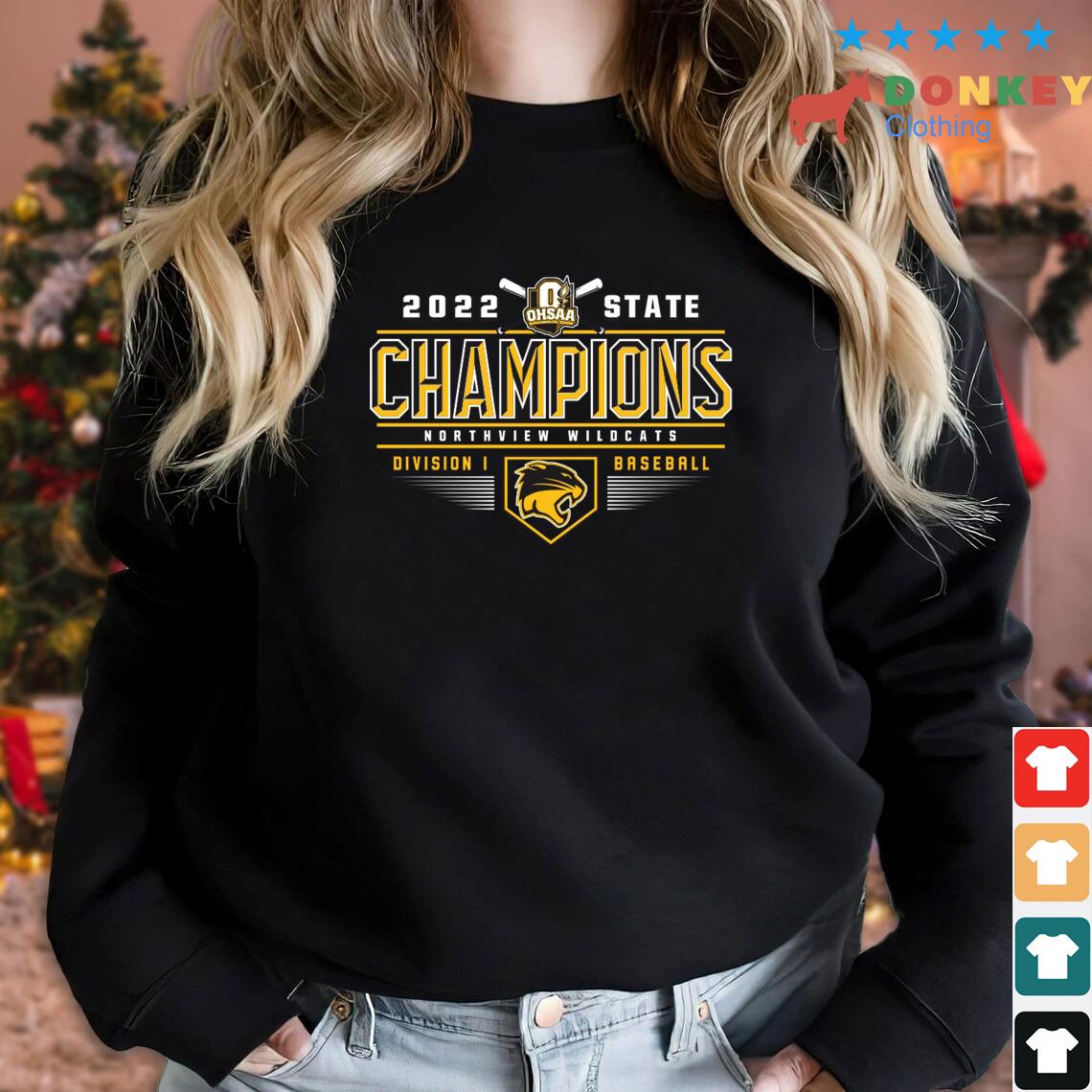 2022 OHSAA State Champions Northview Wildcats Division I Baseball Shirt