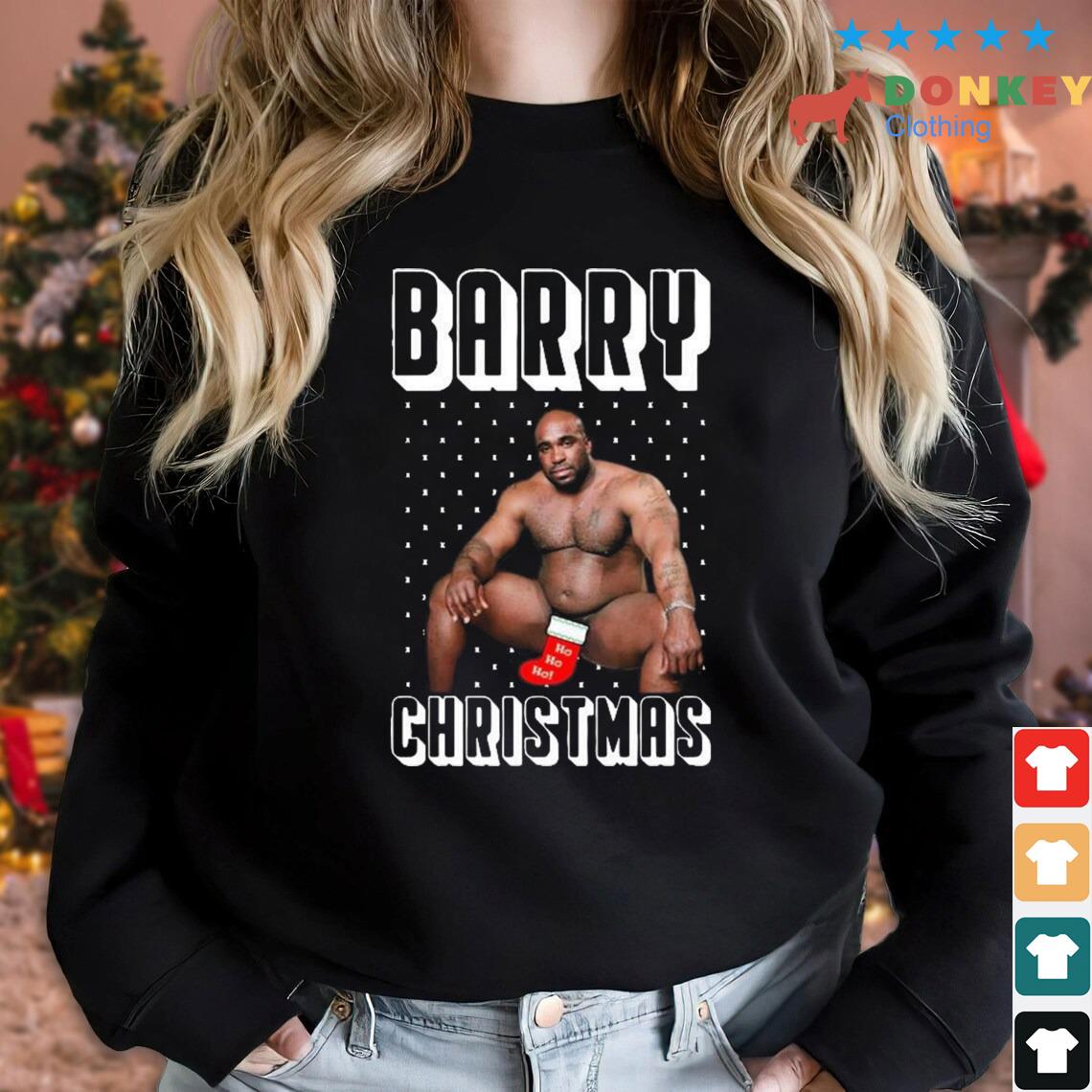 Barry Wood Merchandise Ho Ho Ho Ugly Christmas Sweater