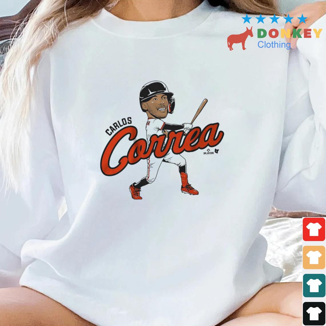 Carlos Correa Houston Astros Caricature Shirt