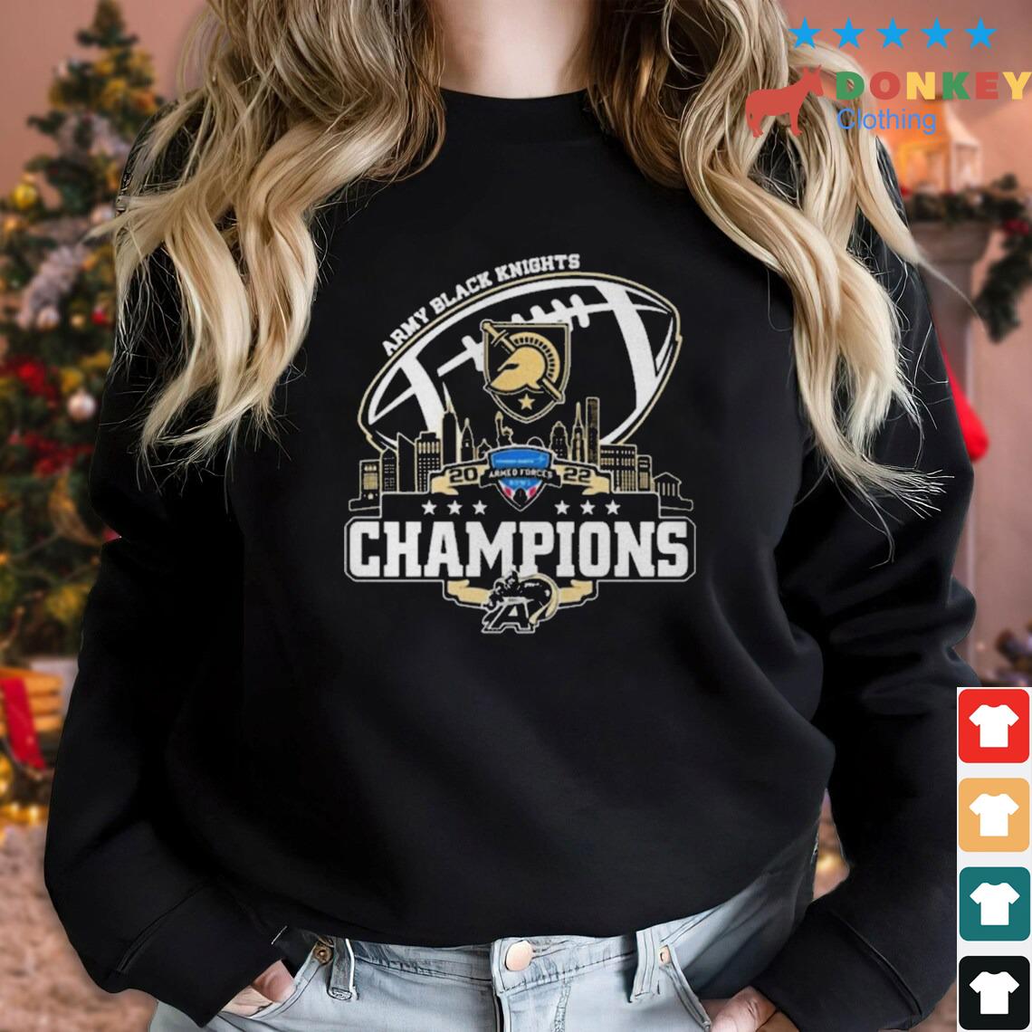 Champions Army Black Knights Logo Armed Forces City 2022 Shirt