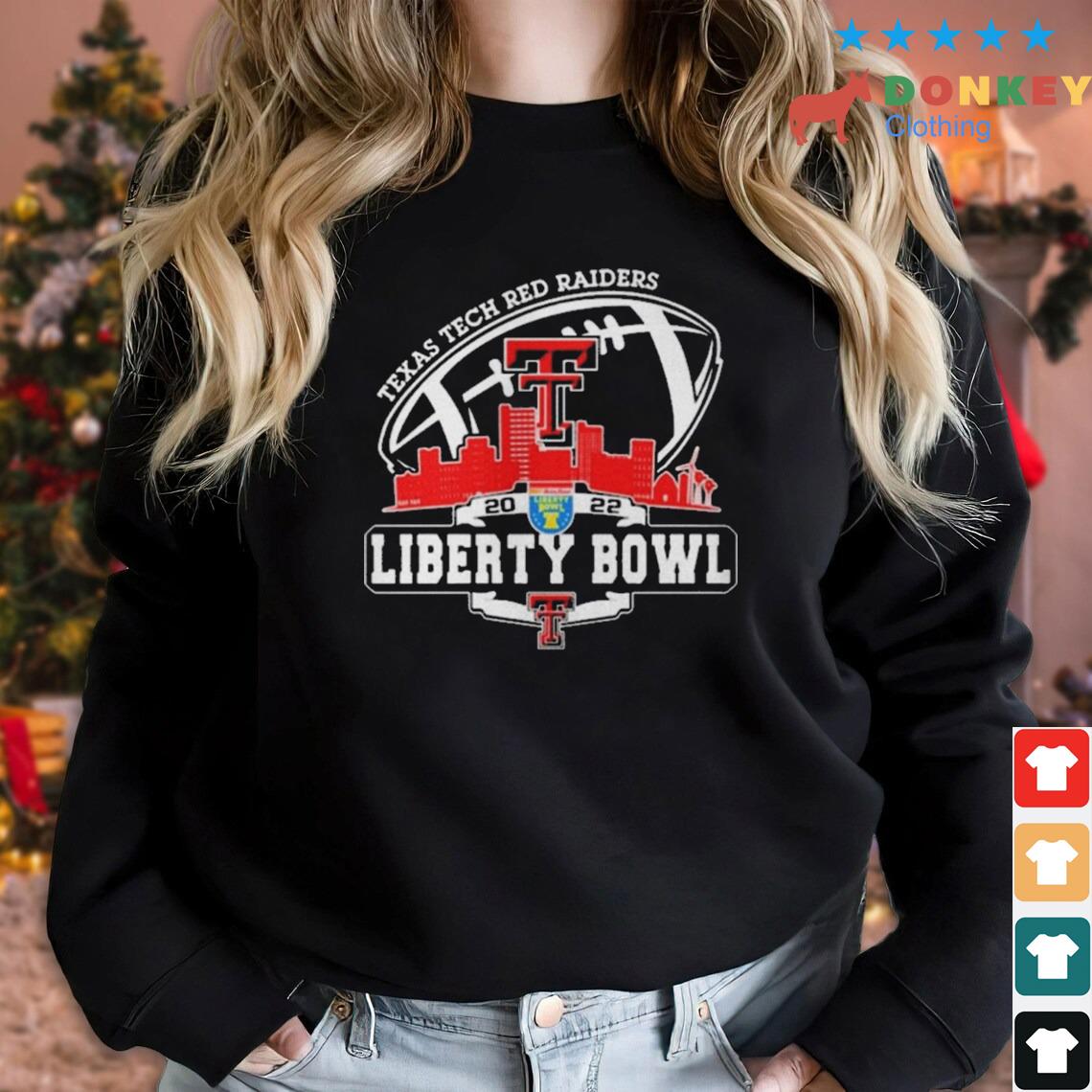 Champions Texas Tech Red Raiders Logo Liberty Bowl City 2022 Shirt