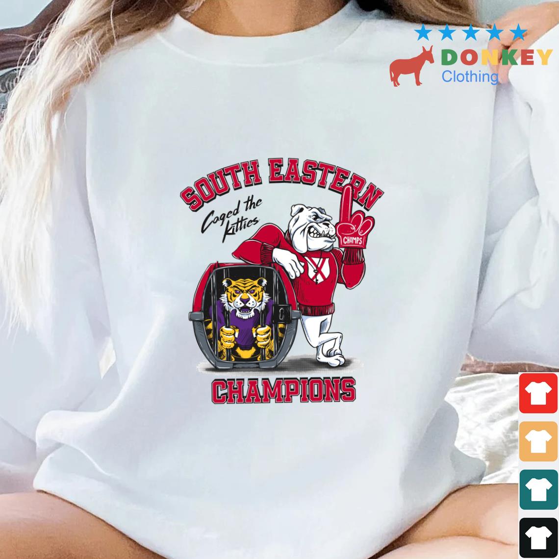 Dawgs South Eastern Champs Coged The Kitties Champions Shirt