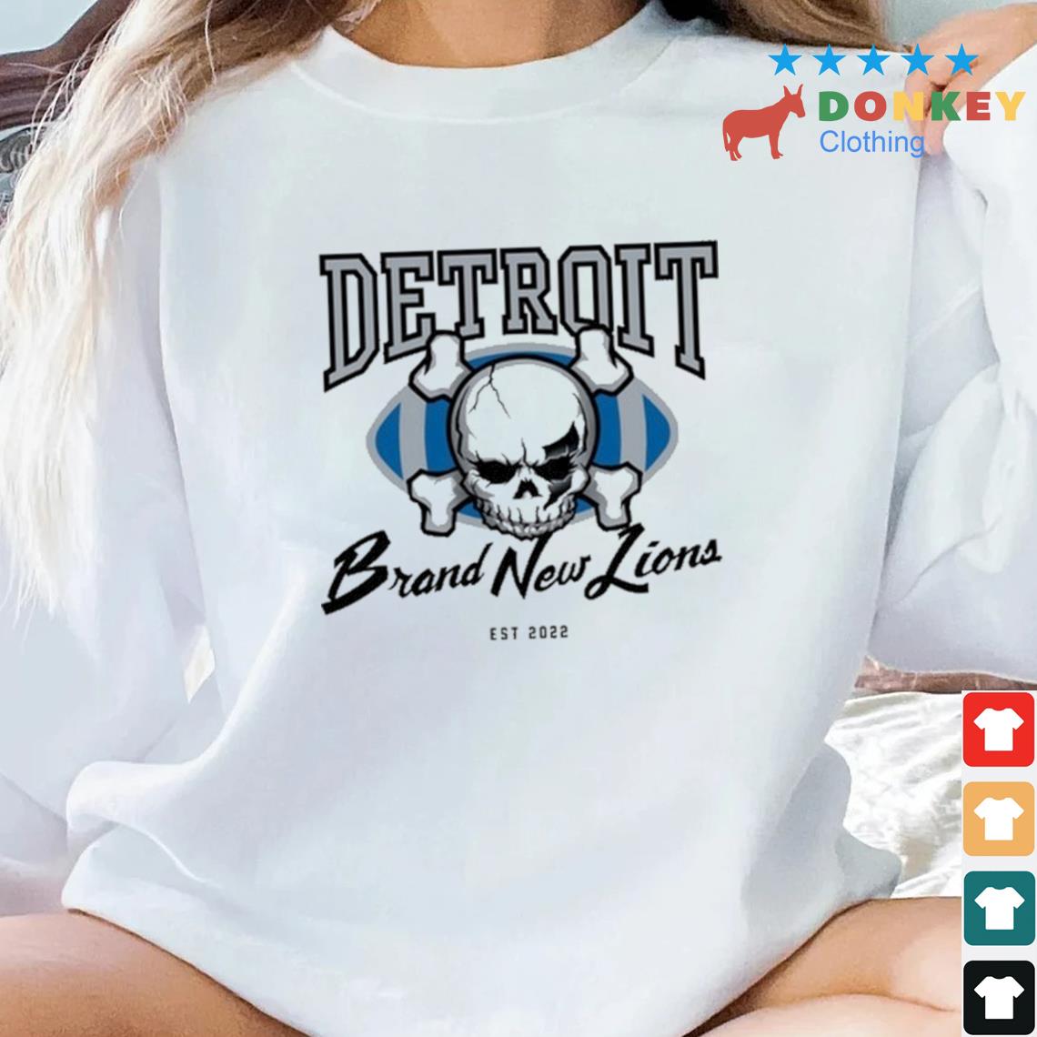 Detroit Brand New Lions New Est 2022 Shirt
