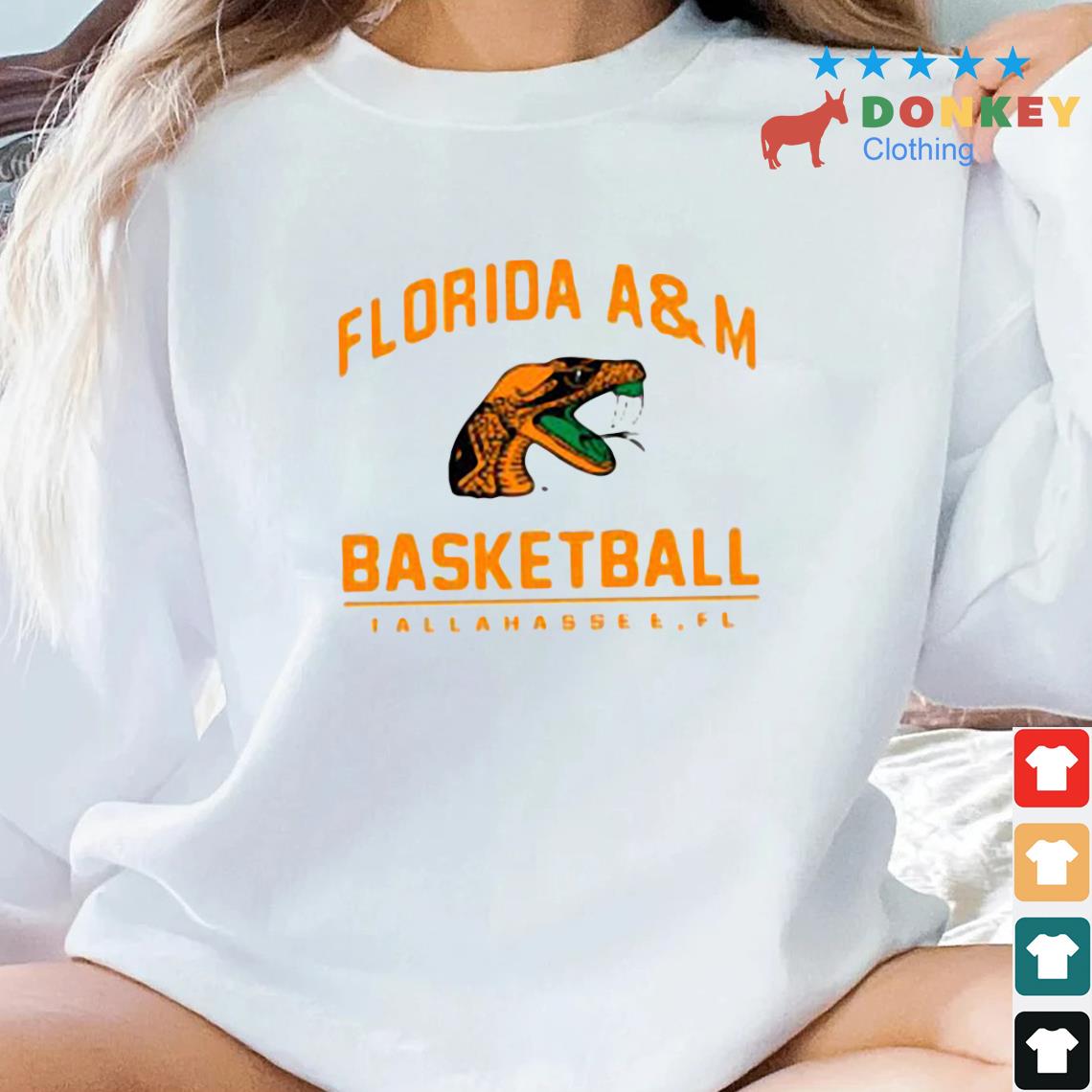 Florida A And M Rattlers Basketball Lebron James Marled Shirt