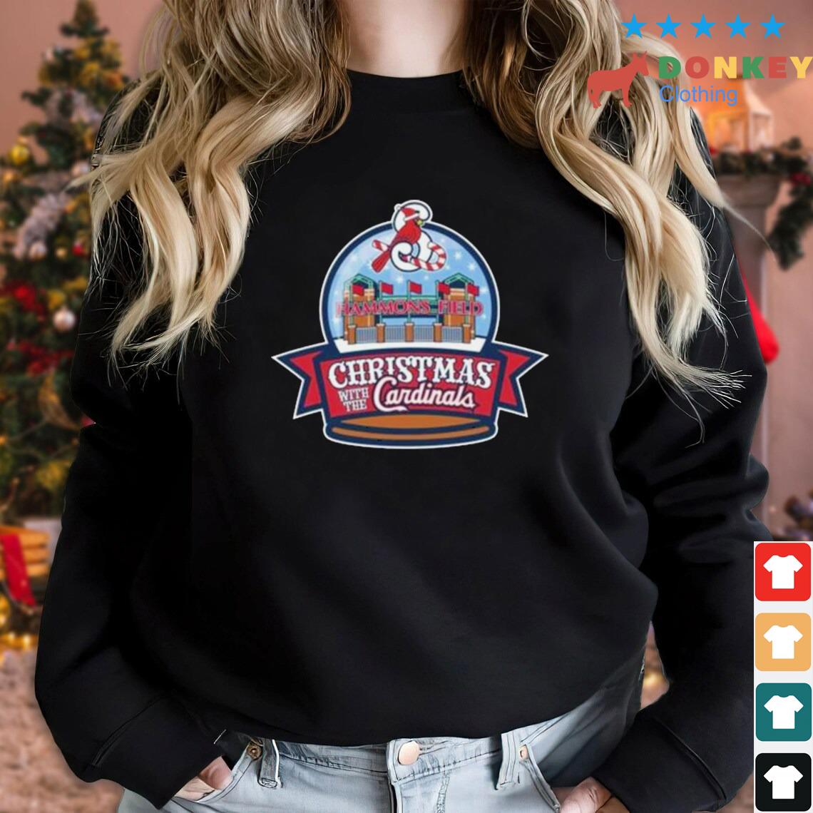 Hammons Field Christmas With The Cardinals 2022 Sweater