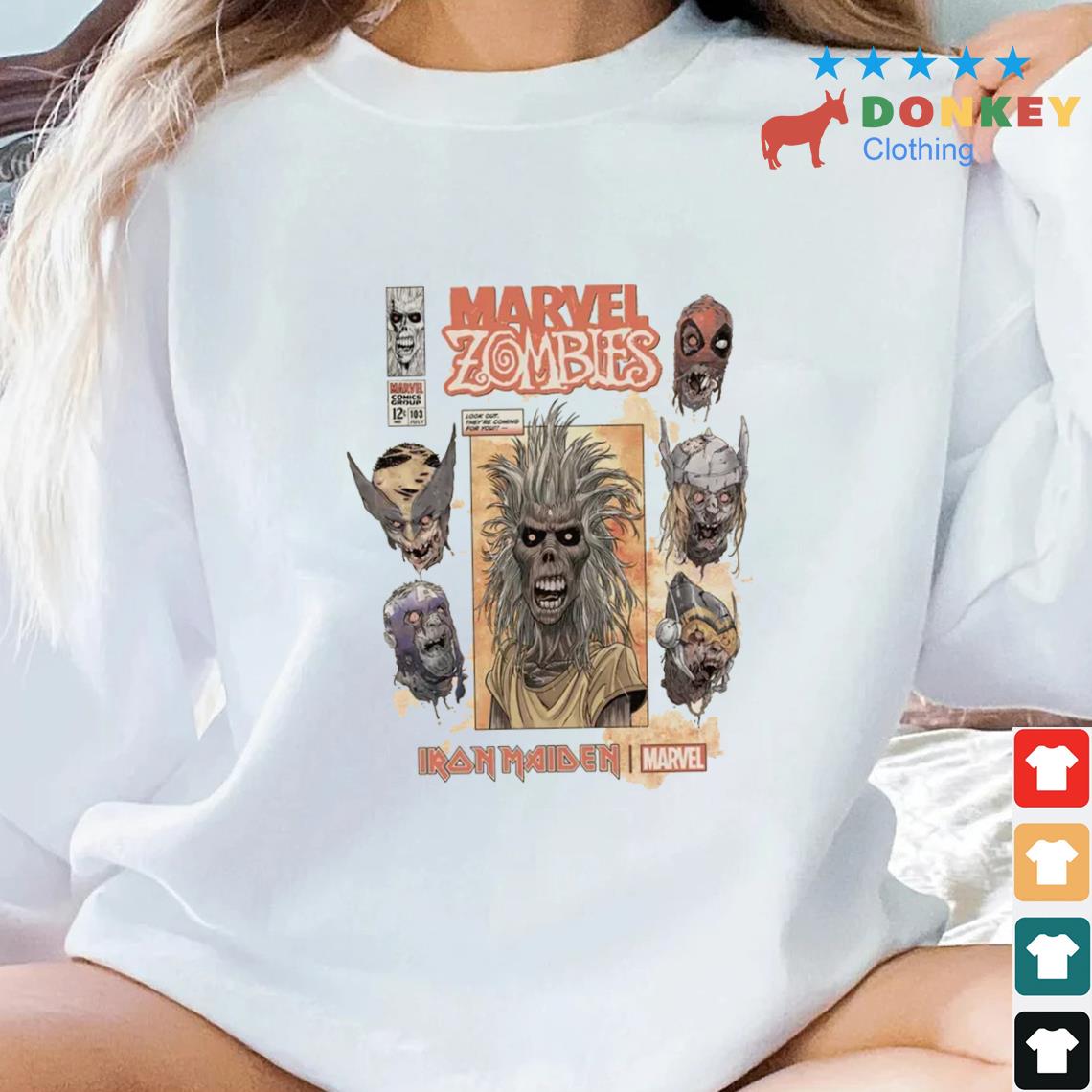 Iron Maiden x Marvel Zombies Shirt