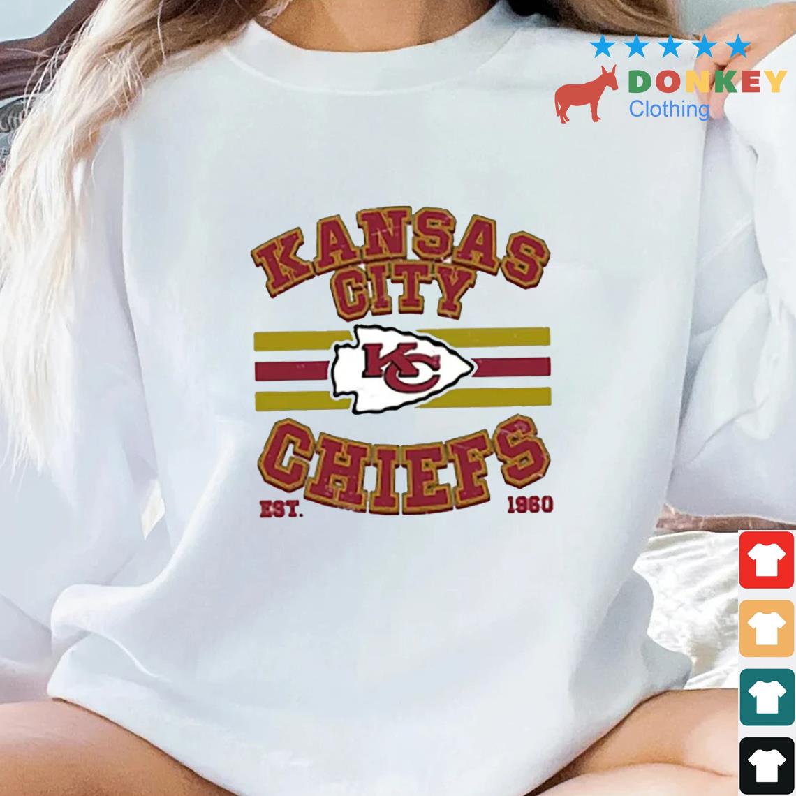 Kansas City Chiefs Football Sunday Football Est 1960 Shirt