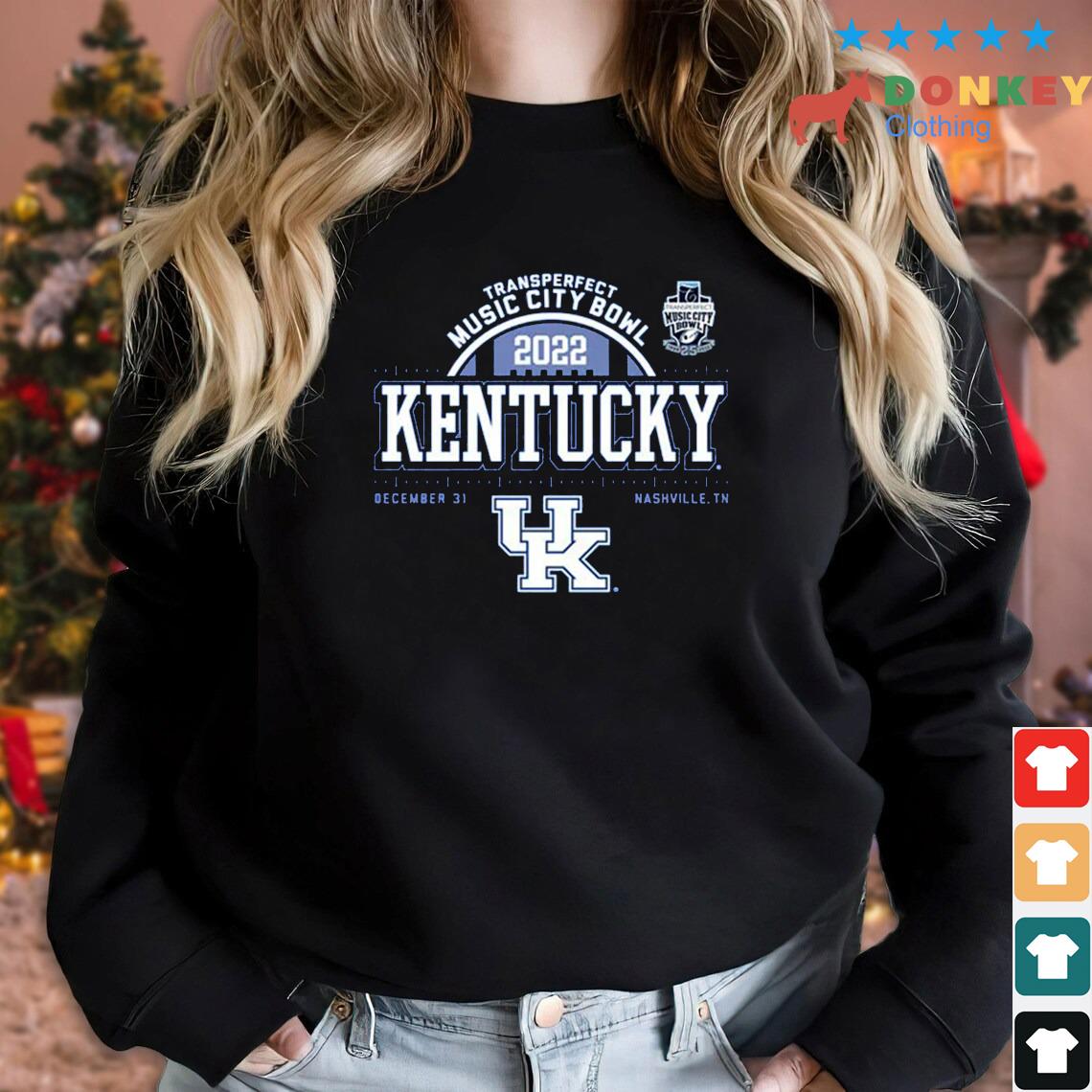 Kentucky Wildcats Transperfect Music City Bowl 2022 Dec 31 Nashville Shirt