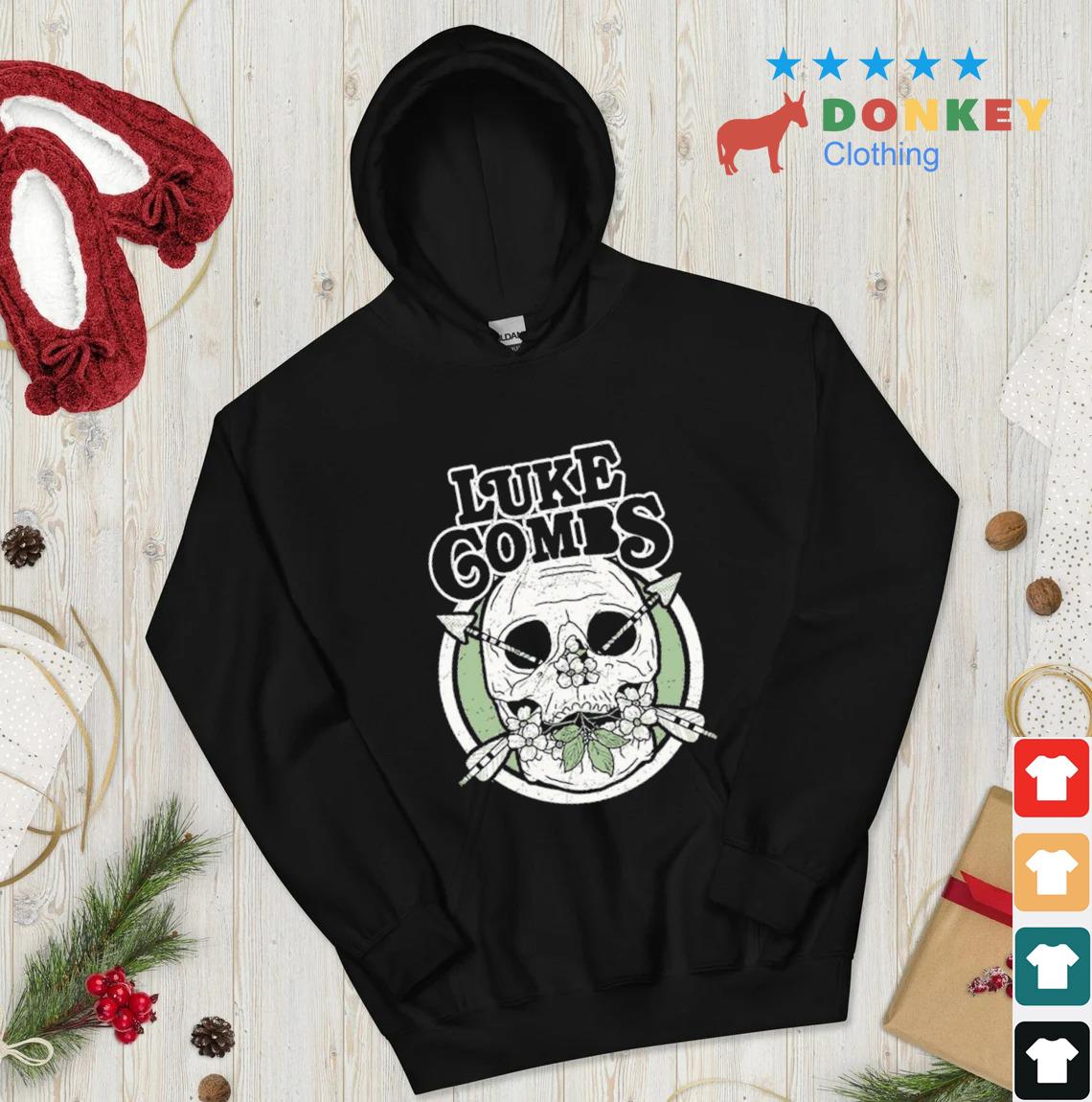 Luke Combs Skull Logo Shirt hoodie don den