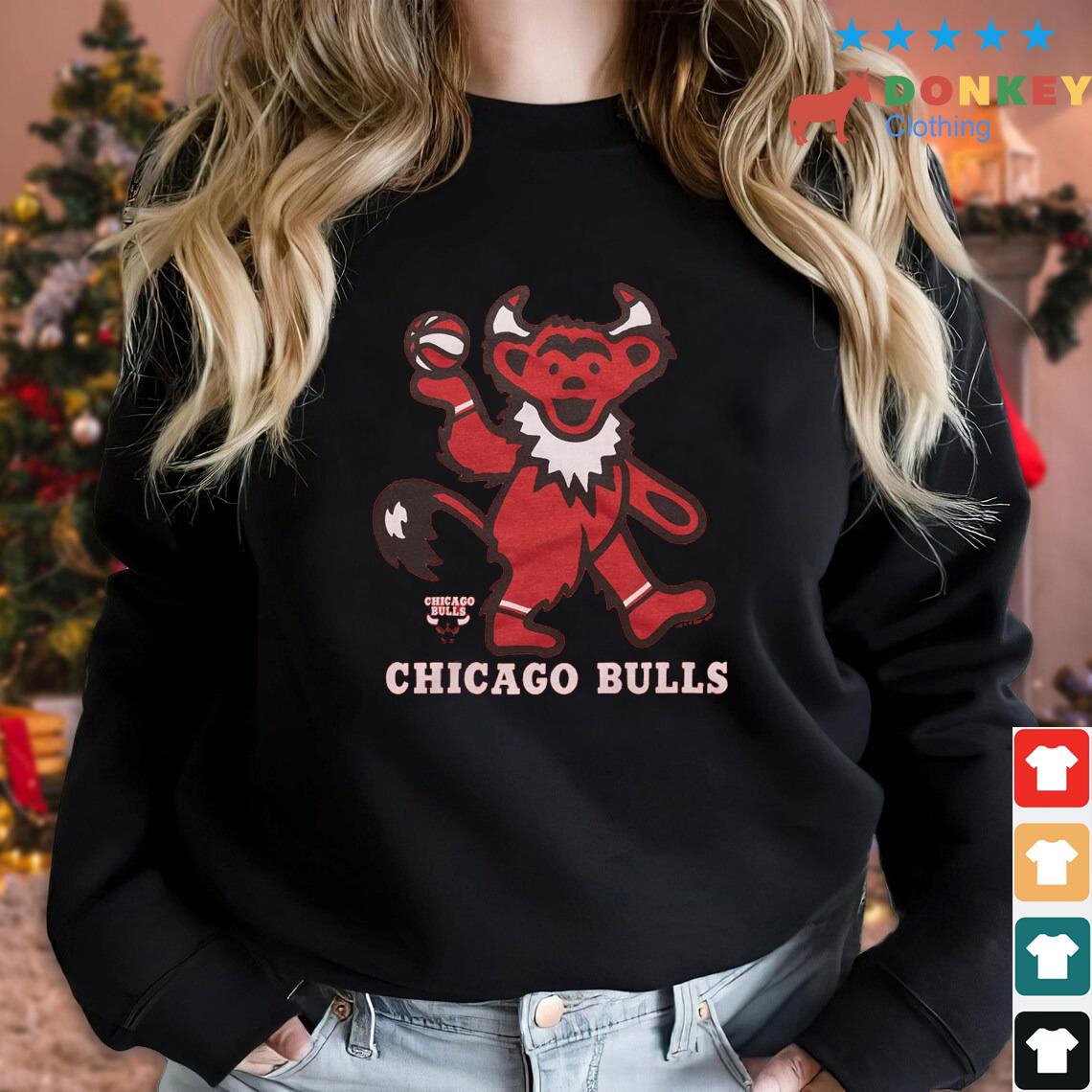 NBA x Grateful Dead x Chicago Bulls Shirt