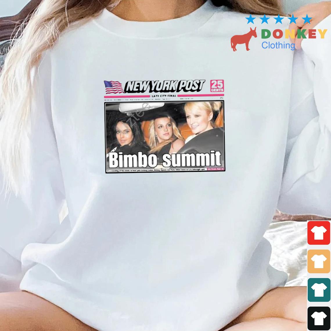New York Post Bimbo Summit 2022 Shirt