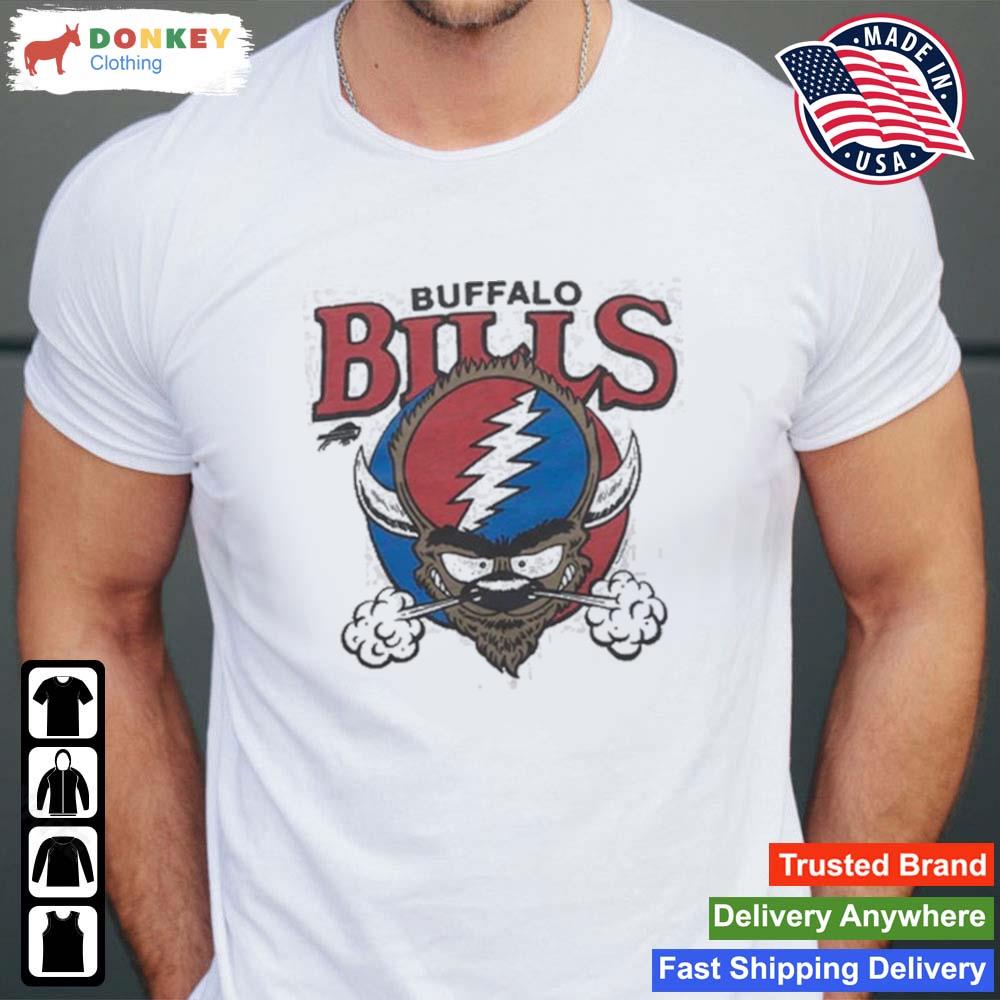 NFL x Grateful Dead x Buffalo Bills Mascot 2022 Shirt Shirt