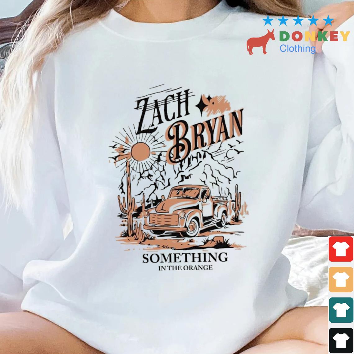 Official Zach Bryan Something In The Orange Vintage 90s Shirt
