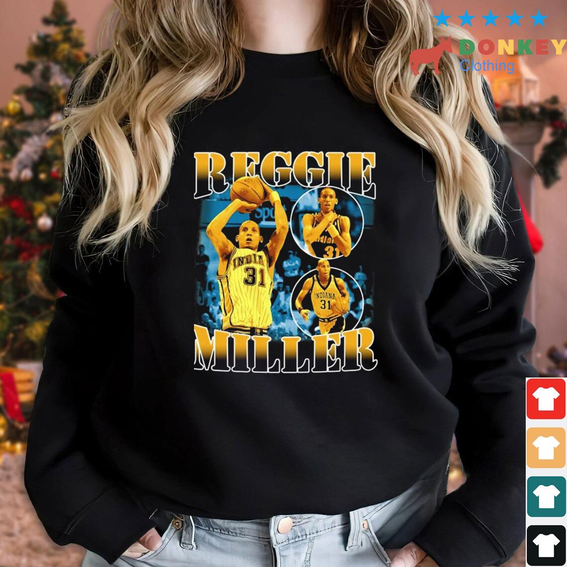 Reggie Miller Choke Basketball Vintage 90s 80s Vintage Shirt