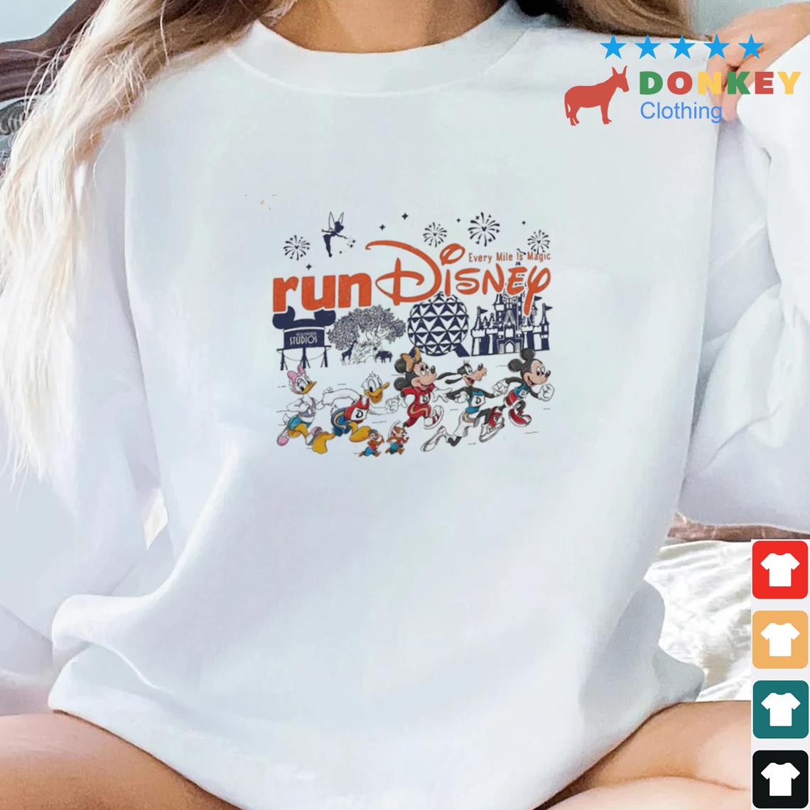 Run Disney Every Mile Is Magic Disney World Marathon Shirt