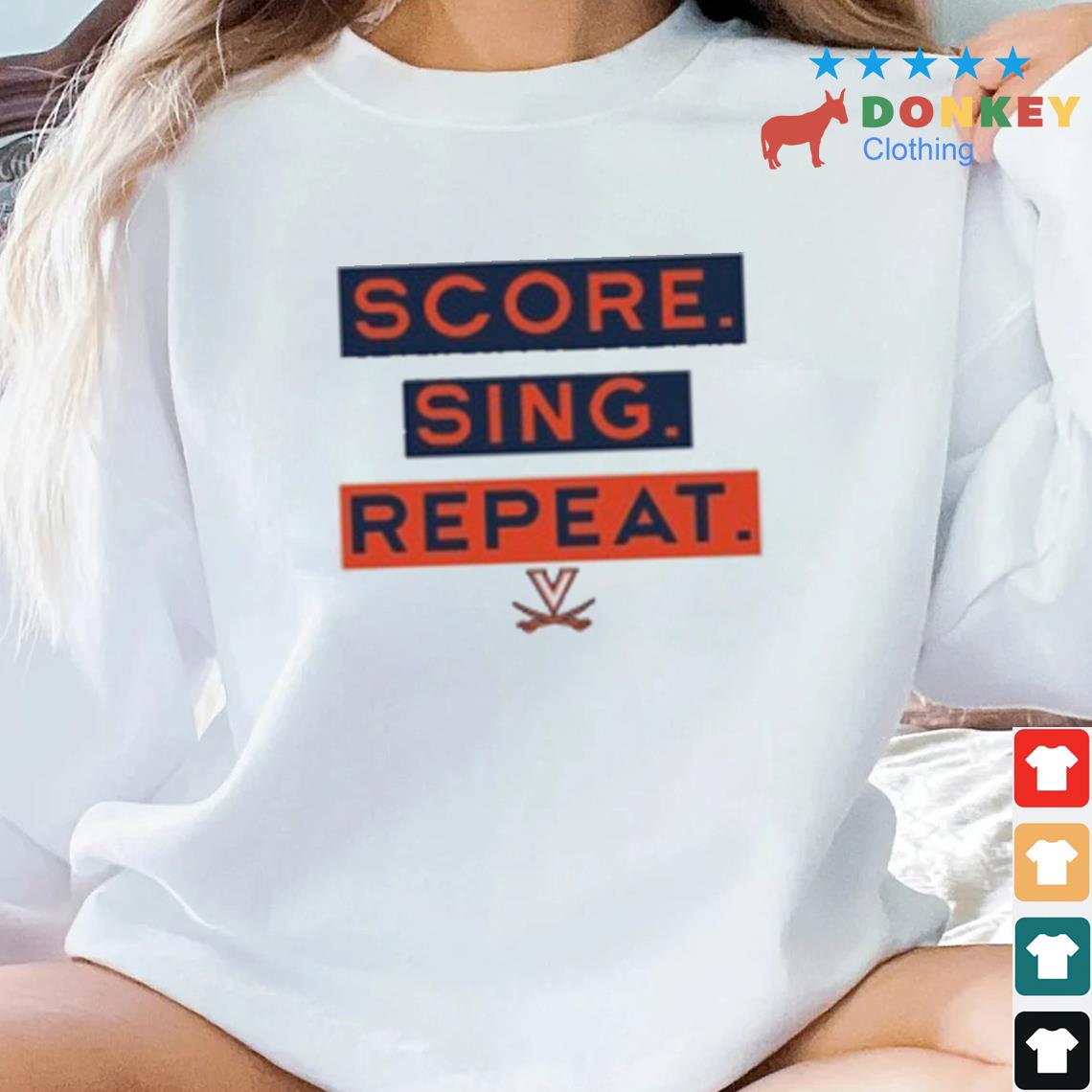 Score Sing Repeat Performance Uva Shirt