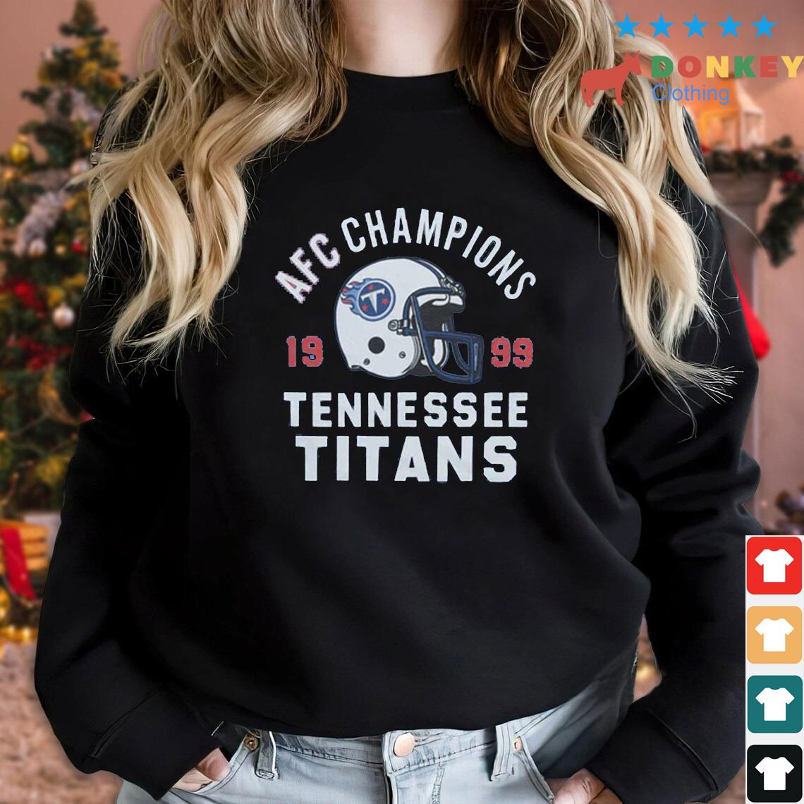 Tennessee Titans 1999 AFC Champions Shirt