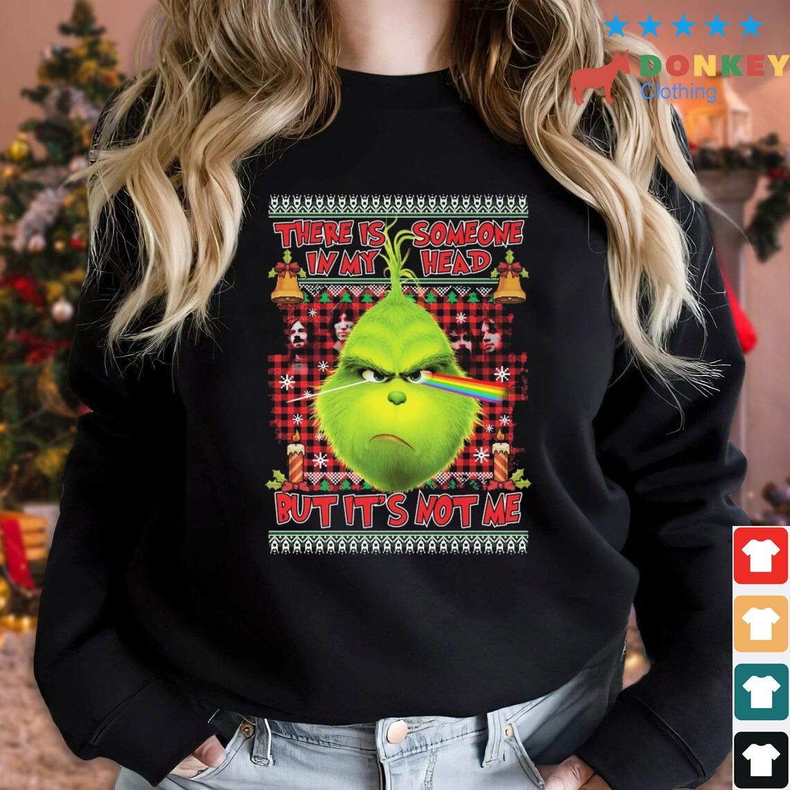 The Grinch Pink Floyd There Is Someone In My Head But It’s Not Me Ugly Christmas Sweater