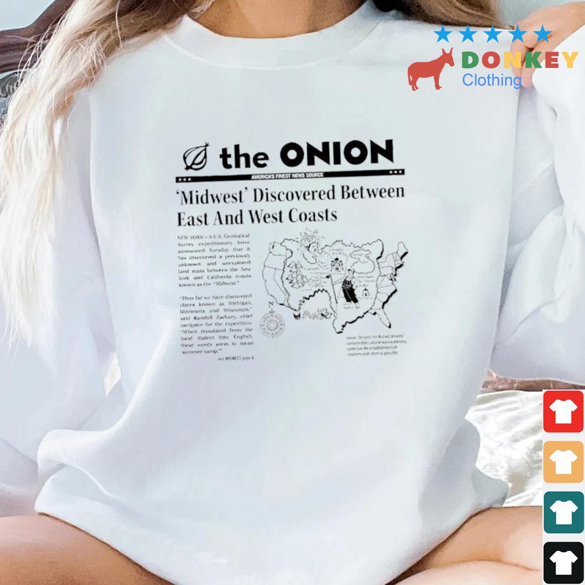 The Onion Midwest Discovered Shirt