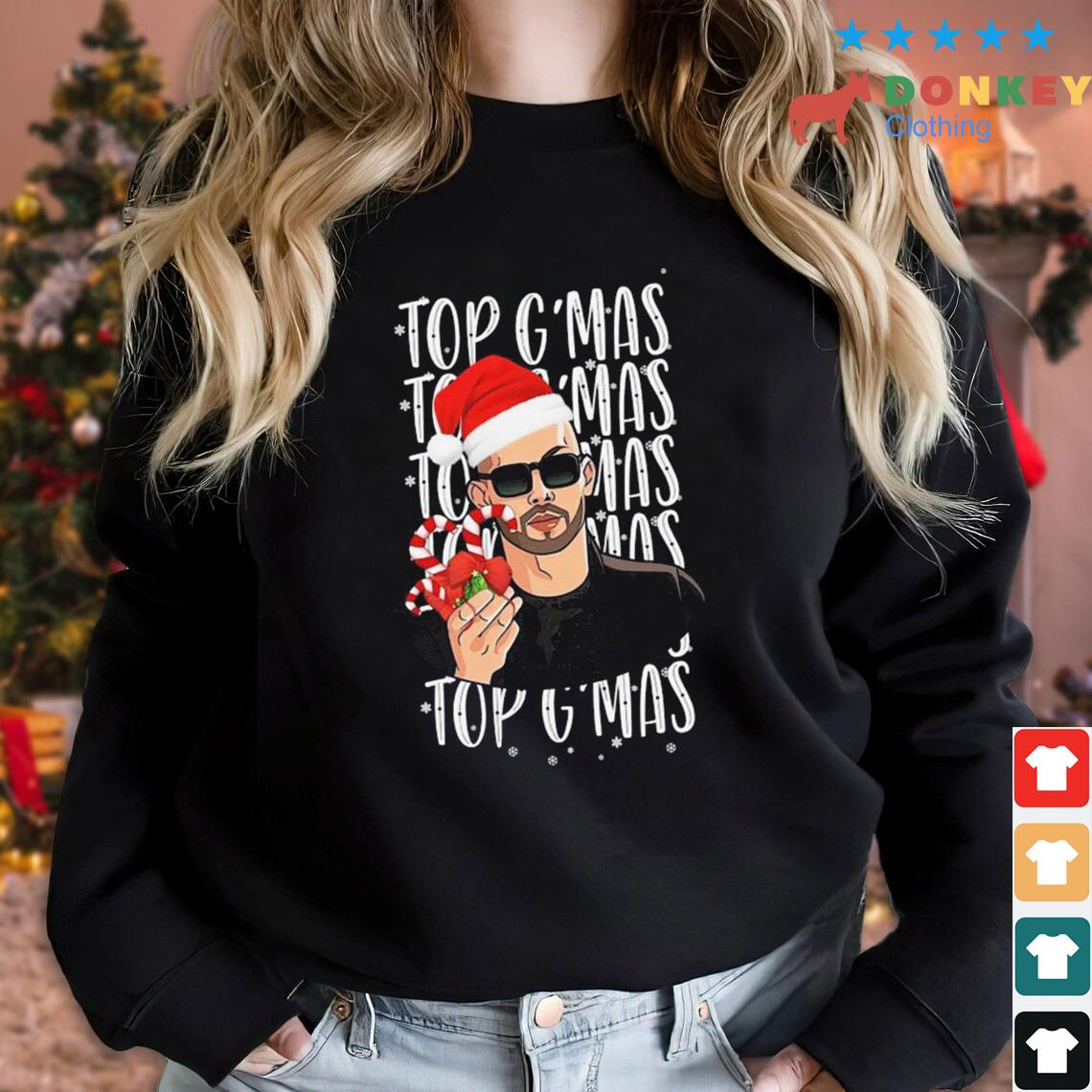 Top G Mas Hustlers University Christmas Sweater